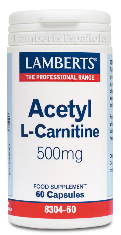 Acetil L-Carnitina · Lamberts · 60 Cápsulas