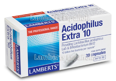 Acidophilus Extra 10 · Lamberts · 60 Cápsulas